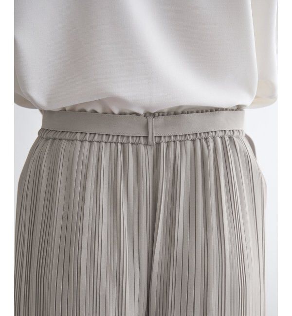IKKA LOUNGE「シフォンプリーツベルト付きスカーチョ」|その他|