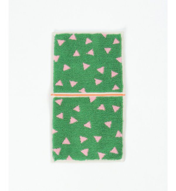 Lbc with Life「Otta オッタ サンカク柄2つ折りハンカチ 」|タオル|