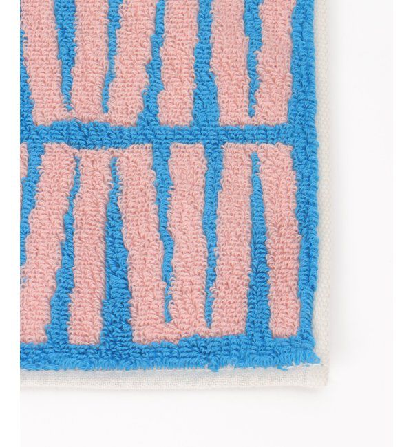 Lbc with Life「Otta オッタ ジグザグライン 2つ折りタオルハンカチ」|タオル|