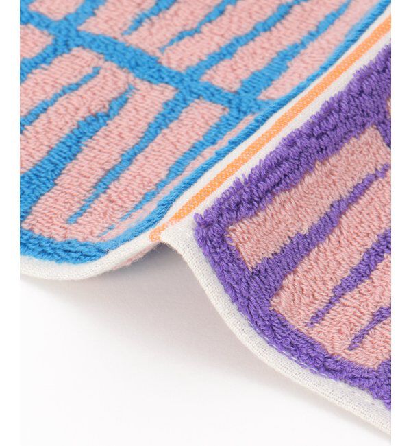 Lbc with Life「Otta オッタ ジグザグライン 2つ折りタオルハンカチ」|タオル|