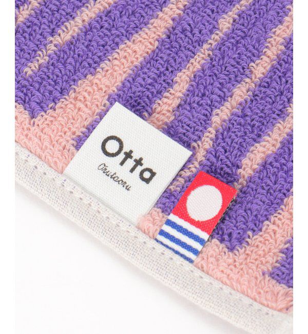 Lbc with Life「Otta オッタ ジグザグライン 2つ折りタオルハンカチ」|タオル|