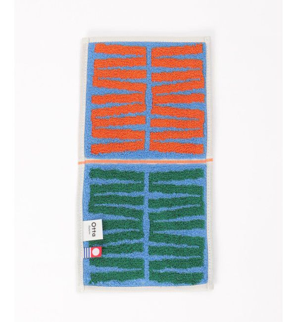 Lbc with Life「Otta オッタ ジグザグライン 2つ折りタオルハンカチ」|タオル|