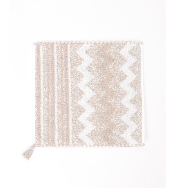 Lbc with Life「シェブロンボーダータオルハンカチ」|タオル|