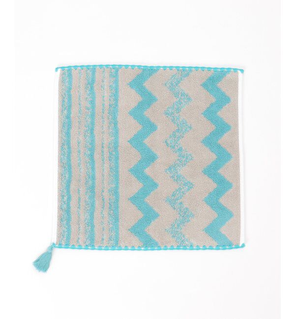 Lbc with Life「シェブロンボーダータオルハンカチ」|タオル|