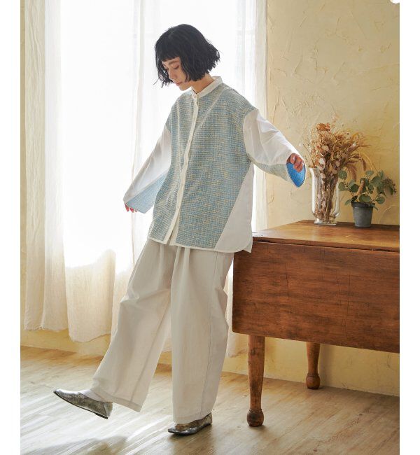 Lbc with Life「ナイロンギャザーワイドパンツ」|その他|