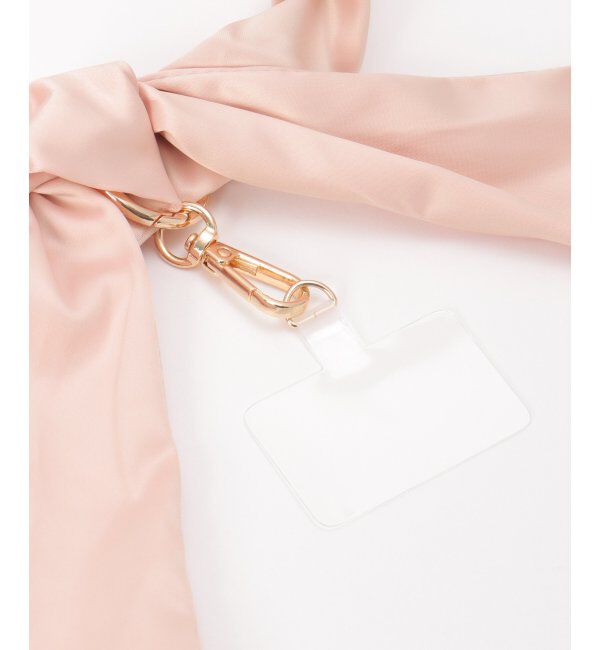 VENCE share style「サテンスカーフ風ストラップ」|ネックレス|