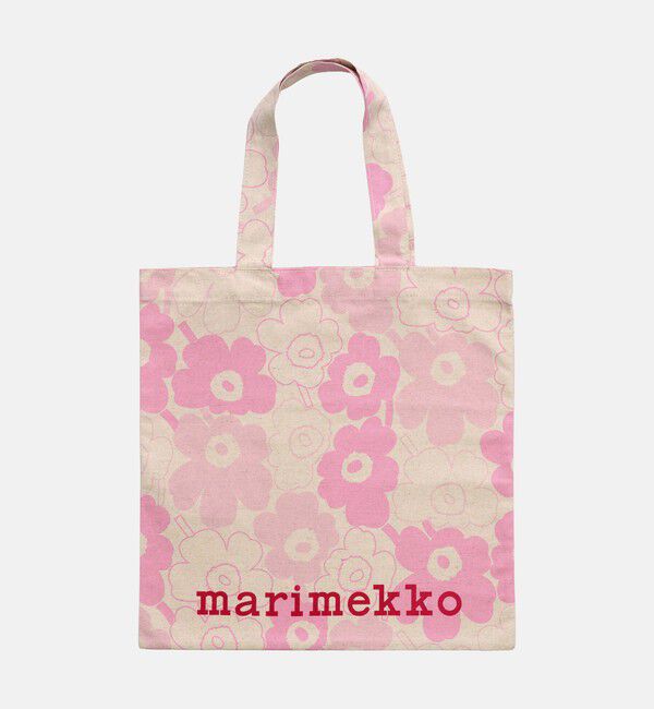 Marimekko「【日本限定】Vankka Piirto Unikko トートバッグ」|トートバッグ|ピンク&times;ライトピンク