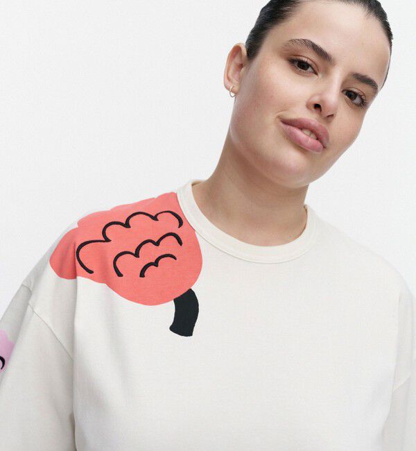 Marimekko「Puhua Kukasta Kukkaan Tシャツ」|シャツ・ブラウス|