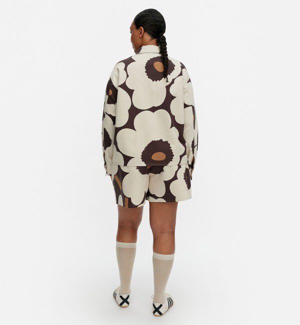 Marimekko「Pilkkoa Unikko オーバーシャツ」|シャツ・ブラウス|