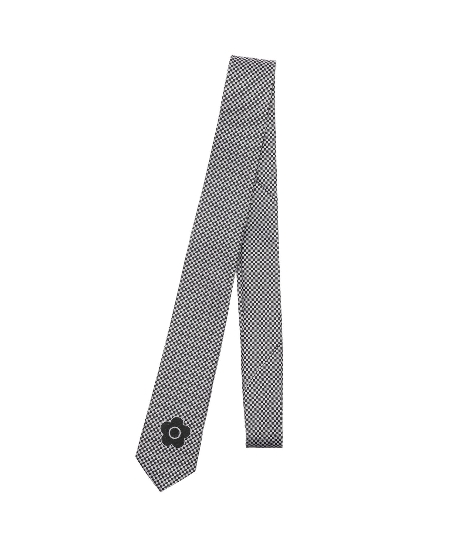 MARY QUANT「チェッカーフラッグ ネクタイ」|その他|ブラック&times;ホワイト