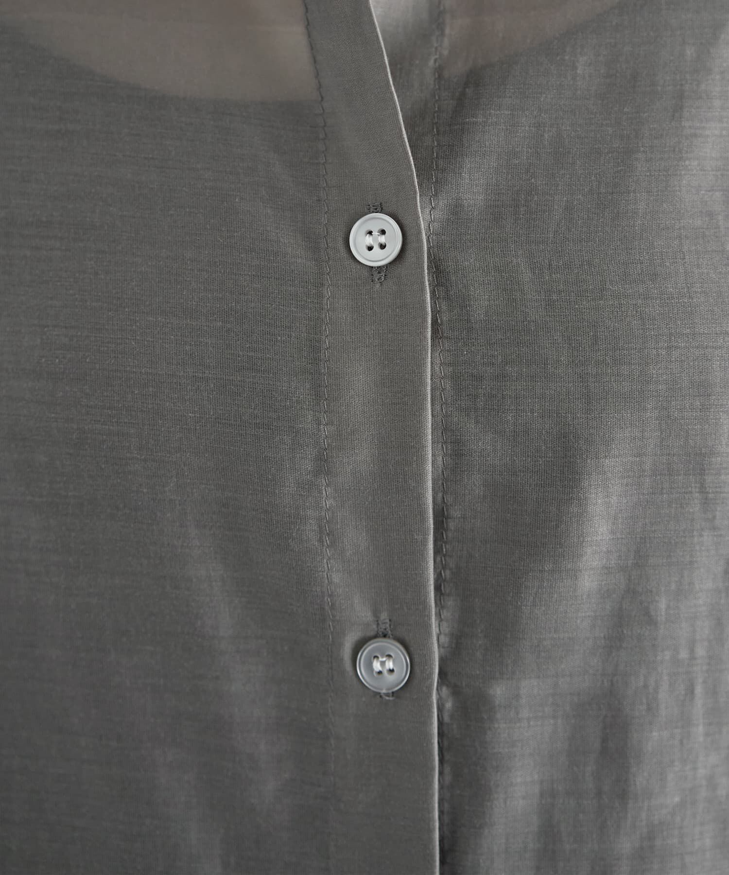 STYLE DELI「袖ハギ微光沢シアーシャツ」|シャツ・ブラウス|