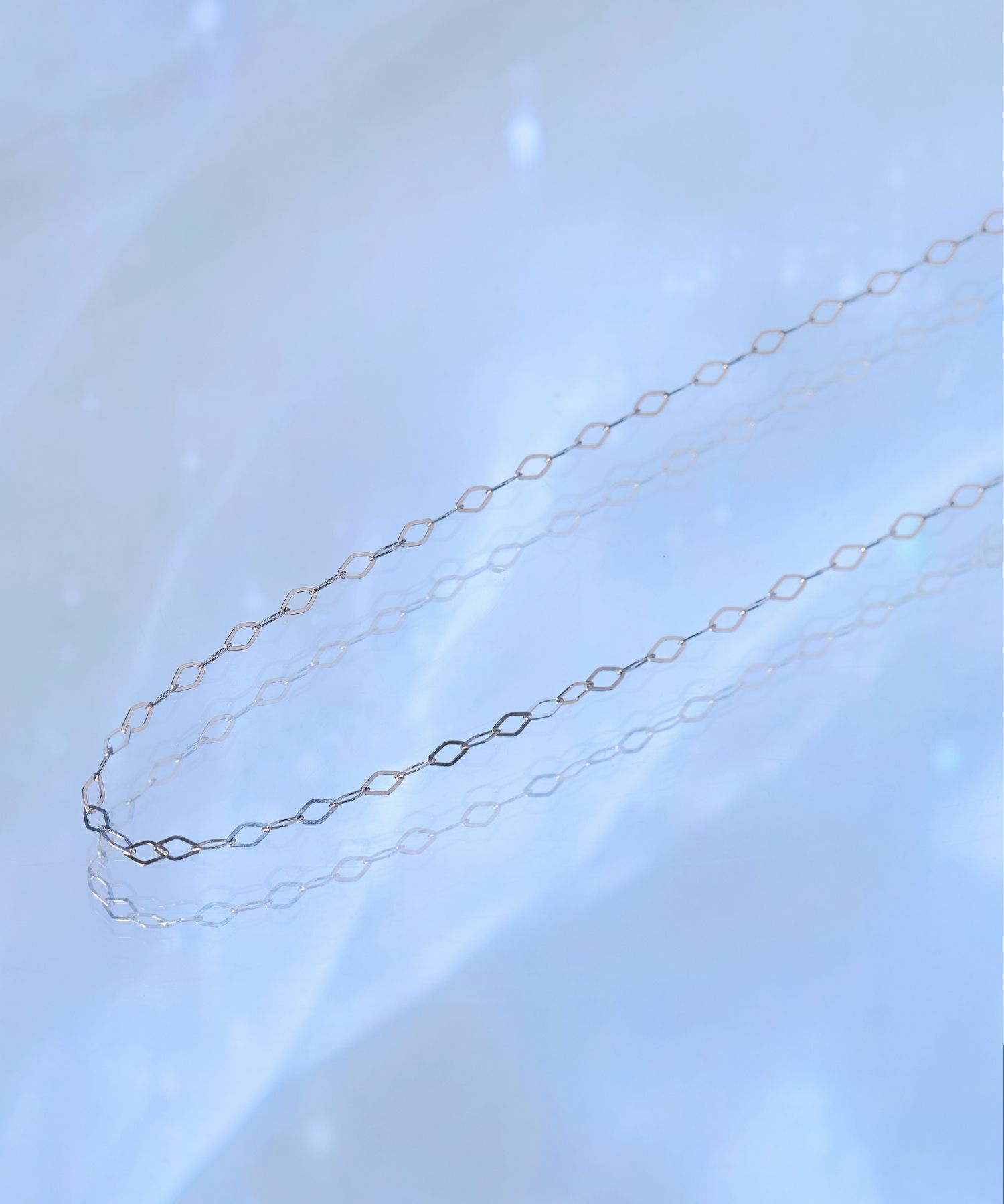 JUPITER「【K18WG】ピアットチェーンネックレス<全長約44+3cm>」|ネックレス|