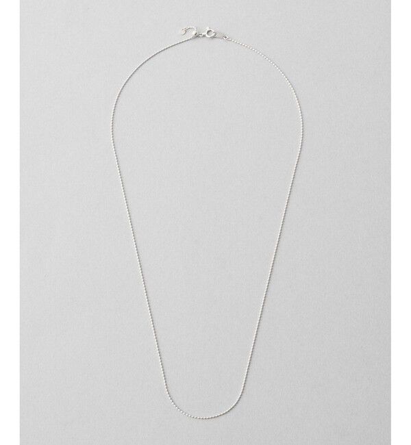 Jouete「K10WG ネックレス ボールチェーン」|ネックレス|