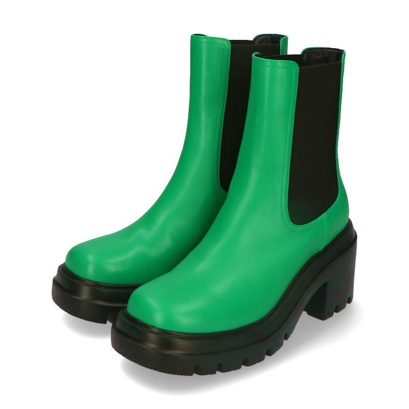 ORiental TRaffic「カラーサイドゴア厚底ブーツ/31426」|ショートブーツ|