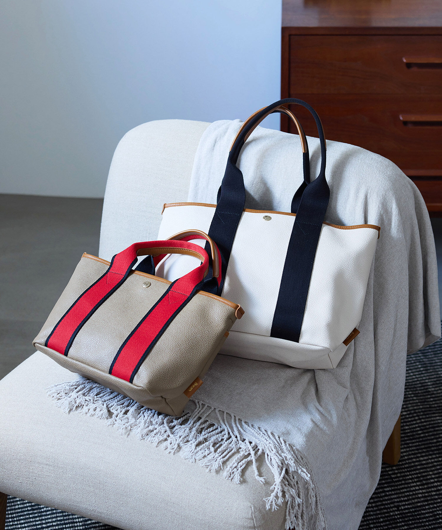 TOPKAPI BREATH「【Breath TOPKAPI】SCOTCH GRAIN スコッチグレイン シンプル 2way トートバッグ」|トートバッグ|