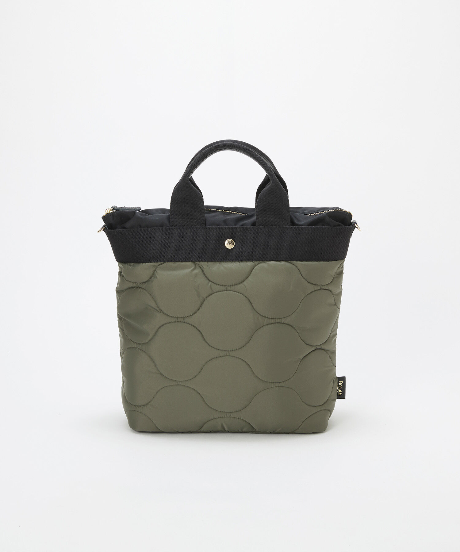 TOPKAPI BREATH「【Breath TOPKAPI】RIPPLE リプル キルティング ショルダー付き 縦型 トートバッグ / 撥水 / 軽量」|トートバッグ|