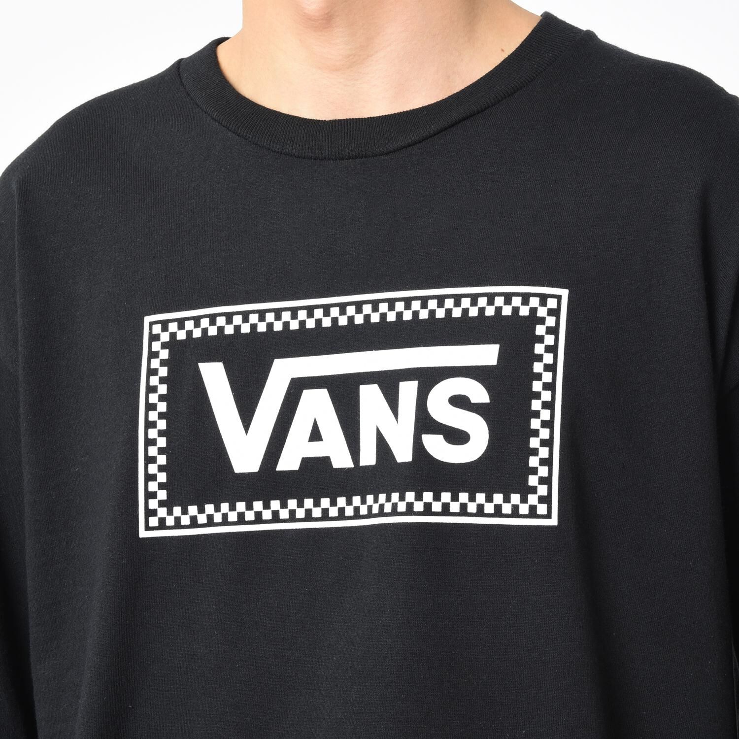 VANS「【VANSｱﾊﾟﾚﾙ(WJ)】M CHECKER BOX LS TEE」|Tシャツ・カットソー|