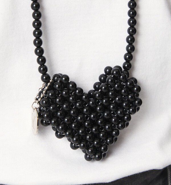 ODETTE E ODILE「＜SY＞ ハートビーズネックチャーム」|ネックレス|