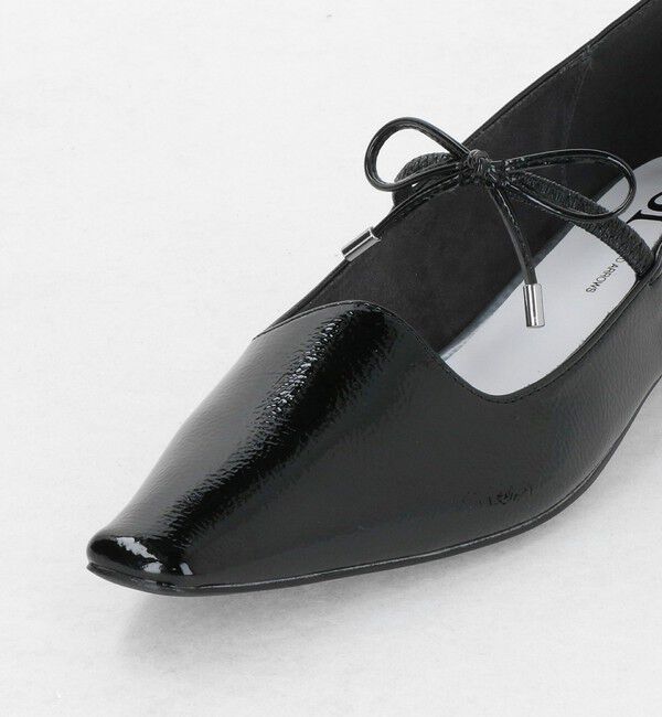 ODETTE E ODILE「＜SY＞ウェーブカットリボン フラット25&uarr;」|パンプス|