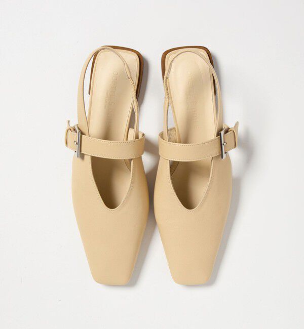 ODETTE E ODILE「インステップベルトバックベルト フラット10&uarr;」|パンプス|BEIGE