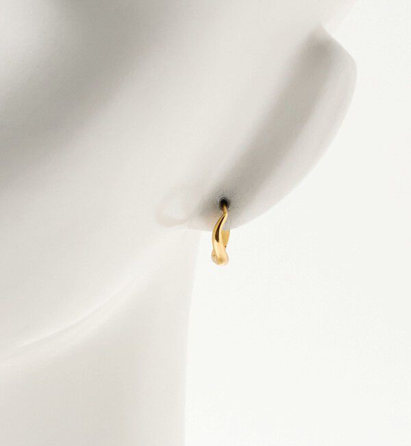 UNITED ARROWS「ツイスト フープ ピアス」|ピアス|