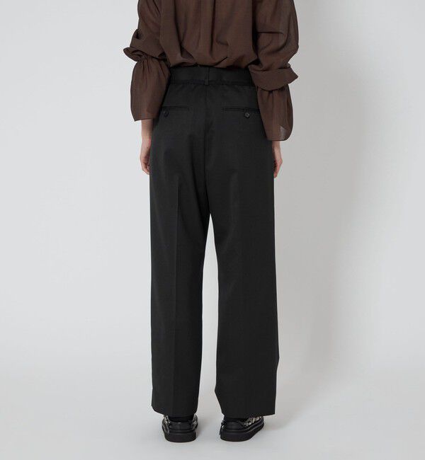 ASTRAET「＜ASTRAET＞タック ドローコード ワイドパンツ」|スラックス|