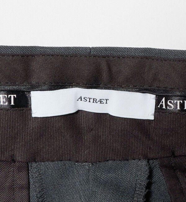 ASTRAET「＜ASTRAET＞タック ドローコード ワイドパンツ」|スラックス|
