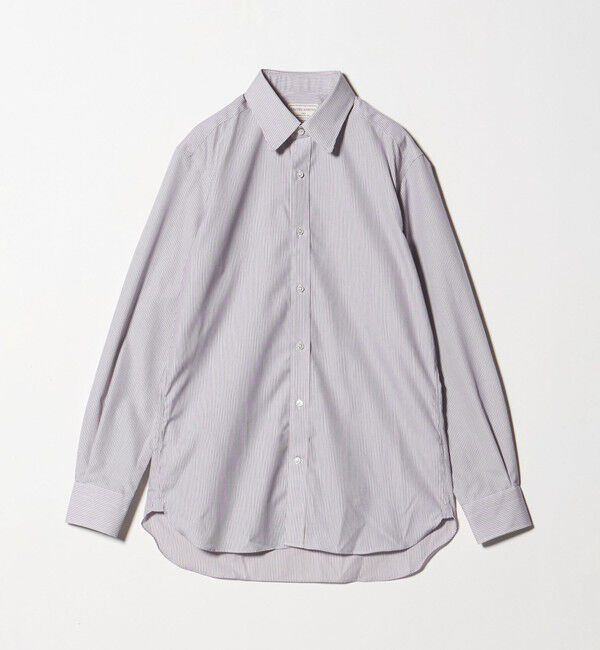 UNITED ARROWS「イージーケア AG オルタネイトストライプ ラウンドレギュラーカラーシャツ 抗菌防臭」|シャツ・ブラウス|