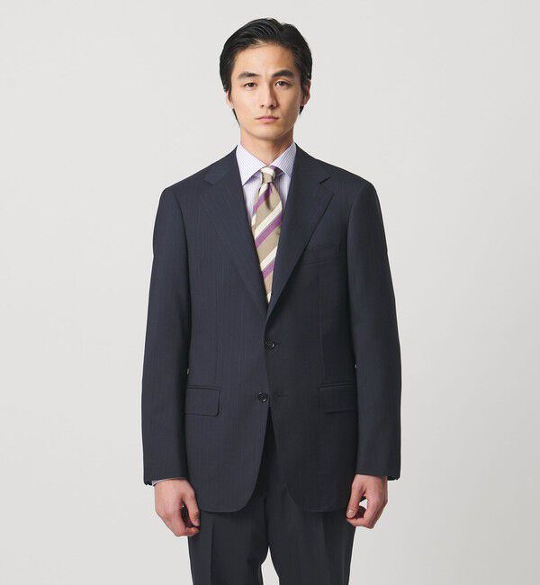 UNITED ARROWS「山栄 ピンストライプ シングル 3ボタン スーツ REGULAR MODEL」|スーツ|