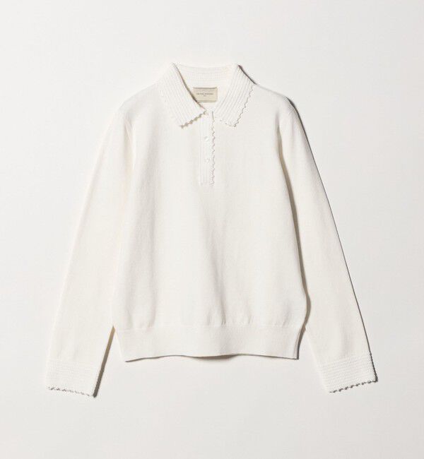 UNITED ARROWS「クロシェ ポロニット ‐ウォッシャブル‐」|ニット・セーター|