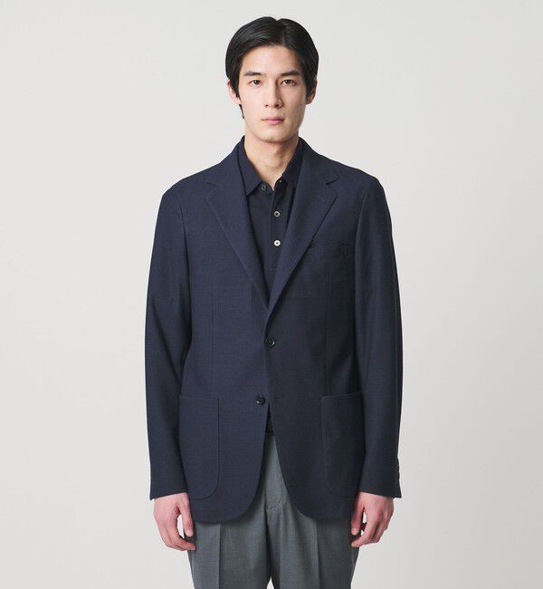 UNITED ARROWS「ソフト ハニカムメッシュ シングル 2ボタン テーラードジャケット COMFORT EASY‐MODEL」|テーラードジャケット|