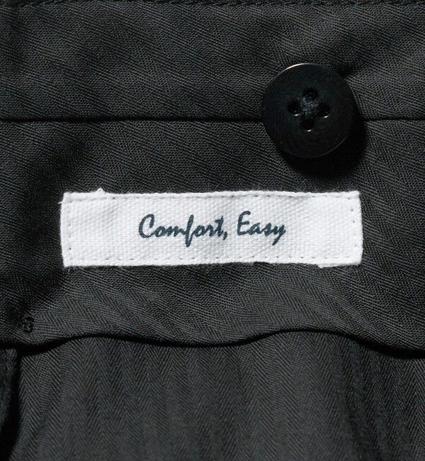 UNITED ARROWS「トロピカル サイドエクステンド ノープリーツ スラックス COMFORT EASY‐MODEL ウォッシャブル タテヨコス」|スラックス|