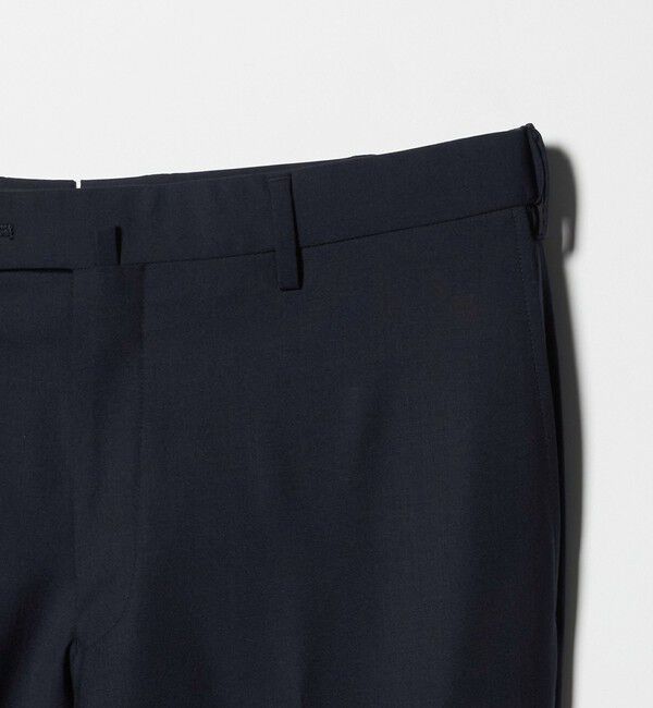 UNITED ARROWS「トロピカル サイドエクステンド ノープリーツ スラックス COMFORT EASY‐MODEL ウォッシャブル タテヨコス」|スラックス|