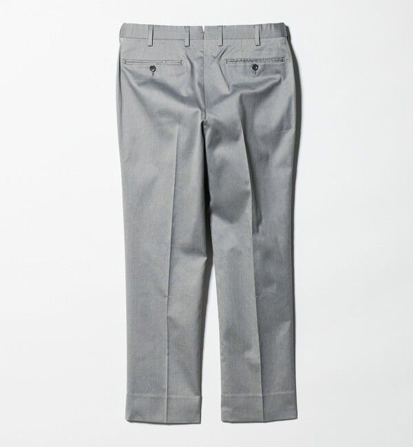 UNITED ARROWS「クールモーション ツイル サイドエクステンド ノープリーツ スラックス COMFORT EASY‐MODEL 接触冷感 吸水」|スラックス|