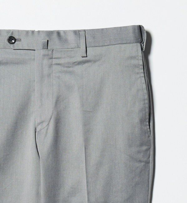 UNITED ARROWS「クールモーション ツイル サイドエクステンド ノープリーツ スラックス COMFORT EASY‐MODEL 接触冷感 吸水」|スラックス|