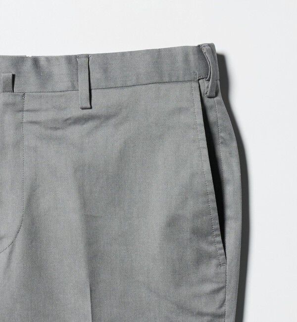 UNITED ARROWS「クールモーション ツイル サイドエクステンド ノープリーツ スラックス COMFORT EASY‐MODEL 接触冷感 吸水」|スラックス|