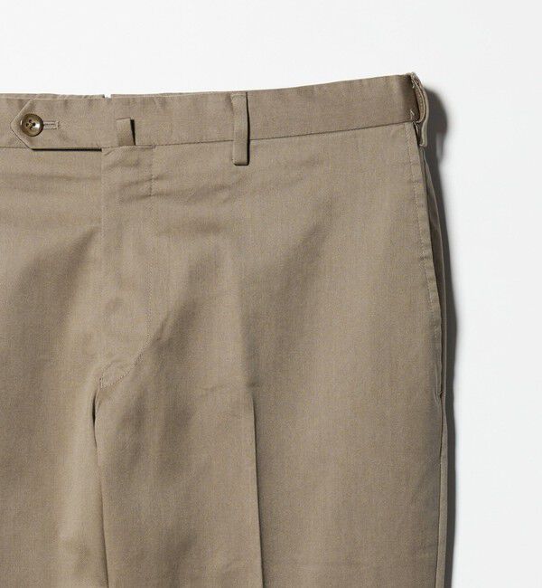 UNITED ARROWS「クールモーション ツイル サイドエクステンド ノープリーツ スラックス COMFORT EASY‐MODEL 接触冷感 吸水」|スラックス|