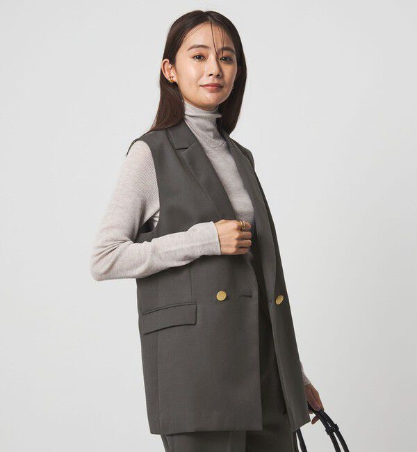 UNITED ARROWS green label relaxing「Greed グリード テーラード ジレ ウォッシャブル」|ベスト・ジレ|