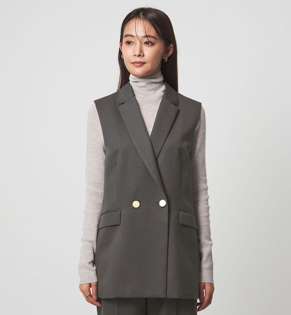 UNITED ARROWS green label relaxing「Greed グリード テーラード ジレ ウォッシャブル」|ベスト・ジレ|