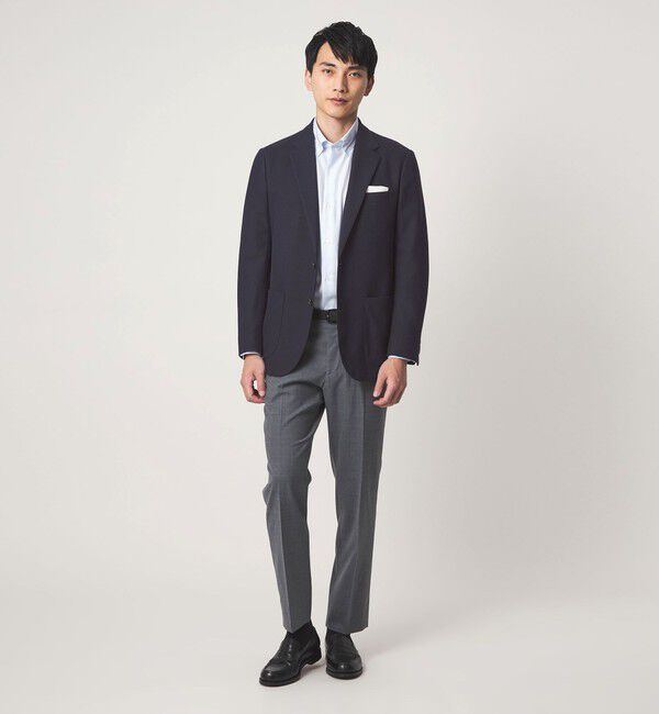 UNITED ARROWS green label relaxing「ECOPET(R) ハニカムジャージ 2B ジャケット -ウォッシャブル-」|テーラードジャケット|