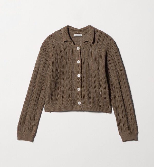 UNITED ARROWS green label relaxing「メッシュ ポロカーディガン ウォッシャブル」|カーディガン|MOCA