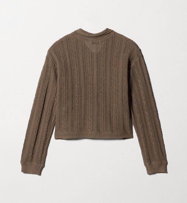 UNITED ARROWS green label relaxing「メッシュ ポロカーディガン ウォッシャブル」|カーディガン|