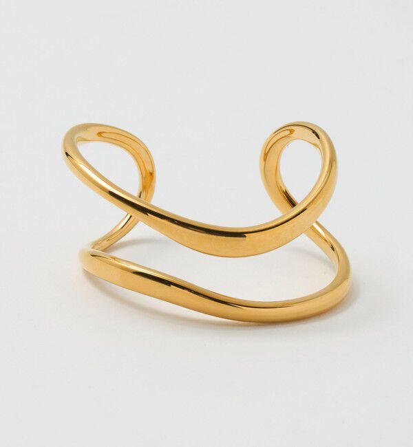 UNITED ARROWS green label relaxing「ダブルライン バングル」|ブレスレット・バングル|GOLD