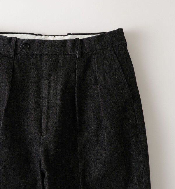 STEVEN ALAN「＜Steven Alan＞ 13.5oz デニム インツープリーツ ドレス トラウザーズ」|デニム|