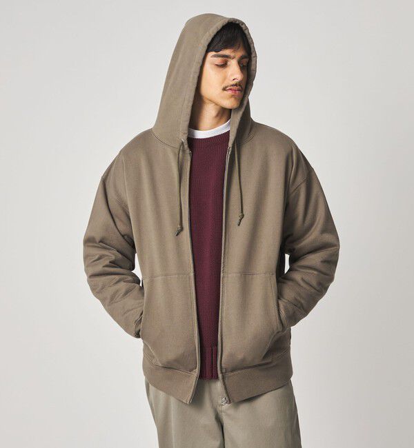 STEVEN ALAN「＜Steven Alan＞ ウラケ ジップ フーデイー」|パーカー|