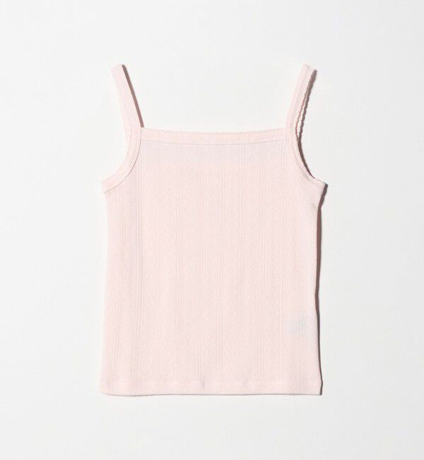BEAUTY&YOUTH UNITED ARROWS「コットン パターンメッシュ キャミソール」|タンクトップ|