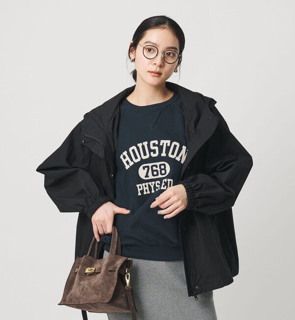 BEAUTY&YOUTH UNITED ARROWS「【WEB限定】コットンナイロン フードブルゾン ウォッシャブル」|ブルゾン・スタジャン|BLACK