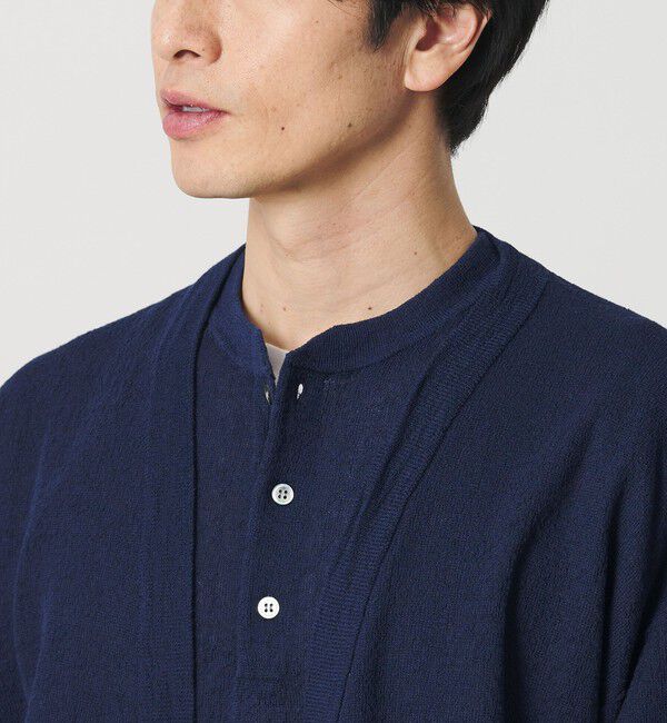 BEAUTY&YOUTH UNITED ARROWS「エアミラノ ヘンリーネック ニット ウォッシャブル 抗菌 防臭機能付き 」|ニット・セーター|