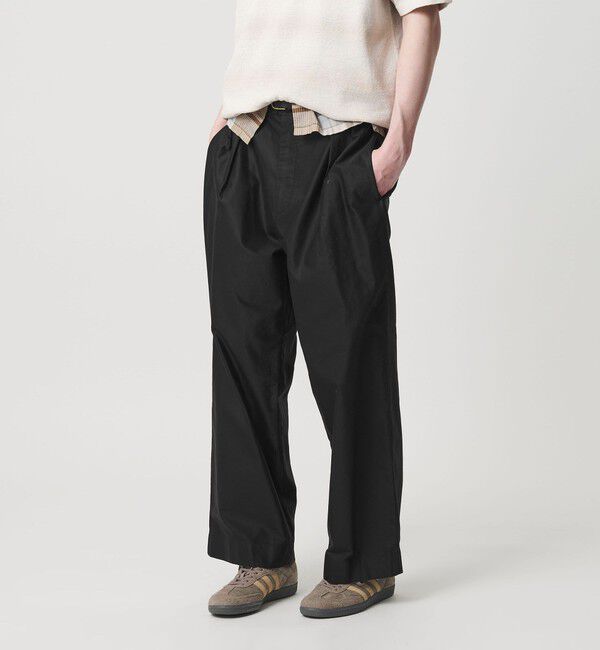 BEAUTY&YOUTH UNITED ARROWS「GIZA モールスキン 2タック パンツ NO.10」|チノ|