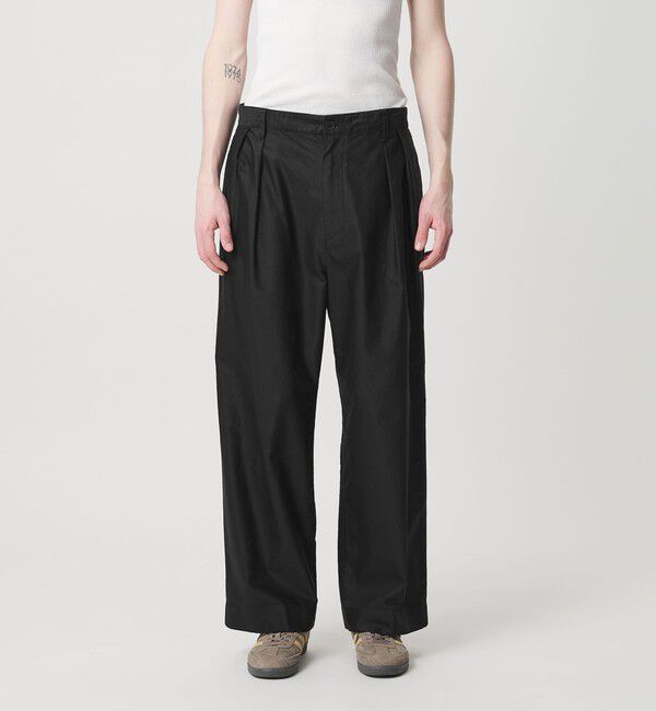 BEAUTY&YOUTH UNITED ARROWS「GIZA モールスキン 2タック パンツ NO.10」|チノ|